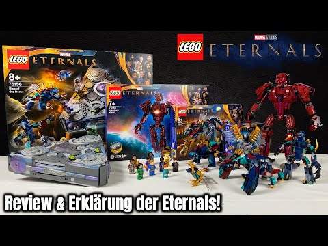 Das macht richtig Freude: LEGO Marvel 'The Eternals' Sets Review! [+ Comic Infos!]
