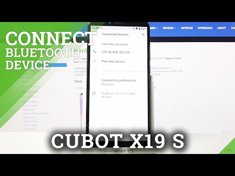 How to Connect Cubot X19 S to Other Smartphone via Bluetooth - Connection Settings