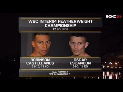 Pelea de ROBINSON CASTELLANOS contra OSCAR ESCANDON