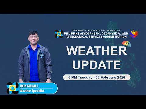 Public Weather Forecast issued at 5 PM | February 3, 2026 - Tuesday