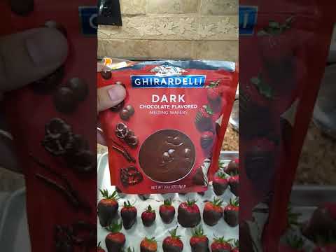 How to Make Chocolate Covered Strawberries.  Guys, this one's for you!