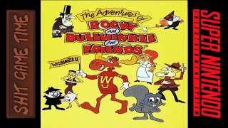 SHIT GAME TIME: Rocky and Bullwinkle (SNES - Contains Swearing!)
