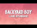 Claire Rosinkranz Backyard Boy Lyrics