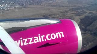 preview picture of video 'Wizz Air landing at Budapest Liszt Ferenc Airport'