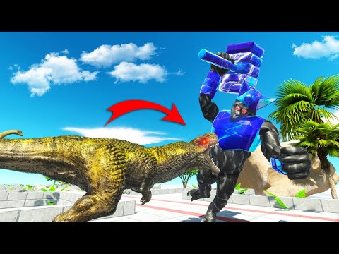 THOR GHOR HAMMER STRONGEST RACE DEATH RUN ⚡ | 🦖 Animal Revolt Battle Simulator 🦕