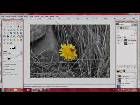 comment colorier une image avec gimp