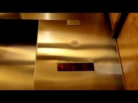 Strange Otis Traction High-Rise Elevator at 1st Interstate Tower North, Denver, CO