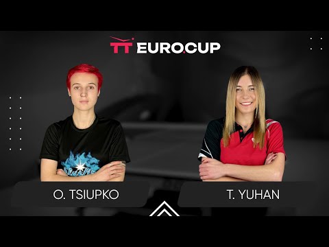 15:30 Oleksandra Tsiupko - Tetiana Yuhan 23.08.2024 TT Euro.Cup Women Ukraine Star. TABLE 4