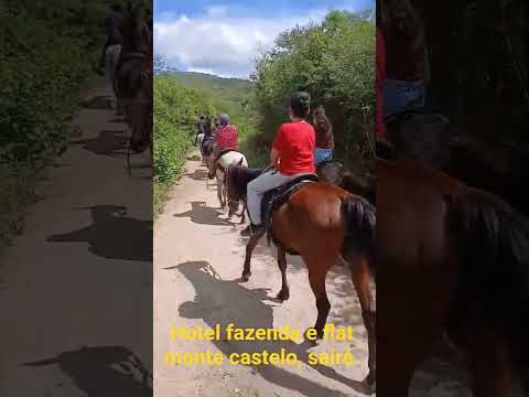 #hotelfazenda monte castelo, sairé Pernambuco. passeio a cavalo.