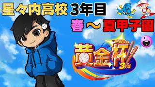 最終回！超名門星々内高校！最強の選手育成編 3年目の春～【栄冠ナイン配信者大会 #黄金杯3rd 】【パワプロ2026】ルール概要欄