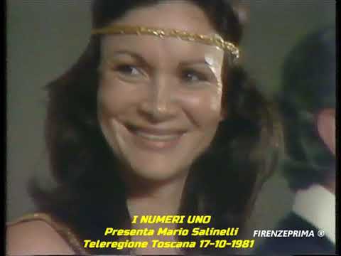 I  numeri uno. Presenta Mario Salinelli. Ospite Martine Brochard - Teleregione Toscana. 17-10-1981