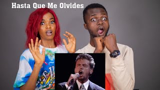 OUR FIRST TIME HEARING Luis Miguel - Hasta Que Me Olvides (En Vivo) REACTION!!!😱