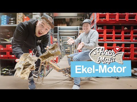 Übler Fund beim Zerlegen des Motors  |  FISCH MOFA Projekt