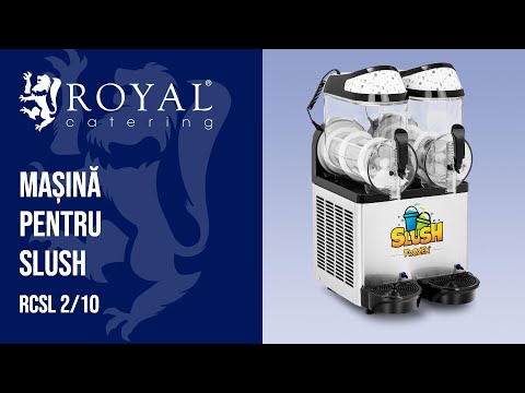 video - Mașină pentru slush - 2 x 12 L - LED