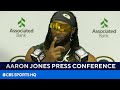 Aaron Jones scores 4 TDs in first home game after father's death: 'I saluted him' | CBS Sports HQ