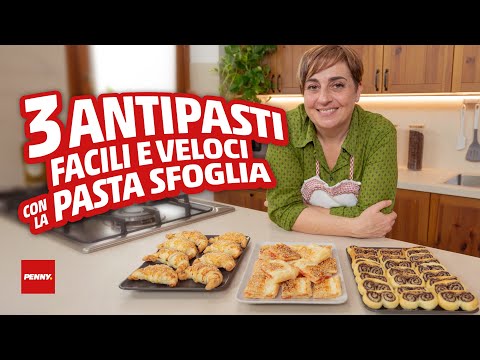 3 ANTIPASTI FACILI E VELOCI CON LA PASTA SFOGLIA Ricetta Facile - Fatto in Casa da Benedetta