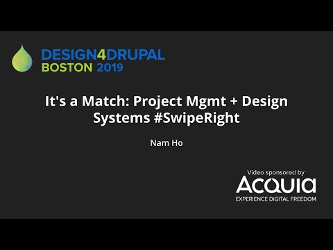 It's a Match: Project Mgmt + Design Systems #SwipeRight
