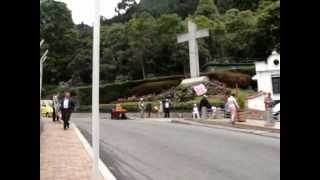 preview picture of video 'Bogota Colombia South America going to Monserrate Backpacking Trip'
