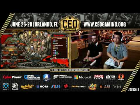 CEO 2015 - GGXRD - Top 8 - FF ElvenShadowvs TS LordKnight / Dot_Nova vs SG Blacksnake