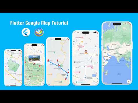 Flutter Google Maps Integration | Get Current Location, Markers, Info Windows, Polygons & Polylines