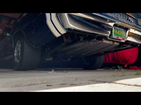 1968 Dodge Coronet R/T 440 V8 cold start