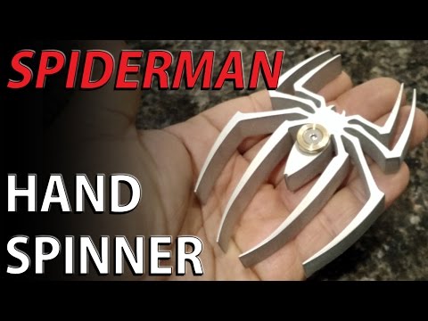 SPIDER-MAN Hand spinner fidget toy - 6061 aluminum Video