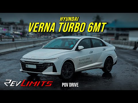 2023 Hyundai VERNA SX(O) | (1.5L - 157 BHP TURBO 6MT ) |#povtestdrive #173 | RevLimits #hyundaiverna