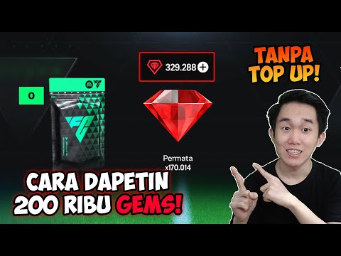EASY WAY TO GET 200,000 GEMS WITHOUT TOP UP!! FC Mobile Indonesia