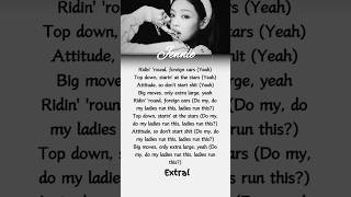 Download lagu Jennie 'Extral' lyrics ft. Doechii #extral #jennie #doechii #lyrics #kpop mp3