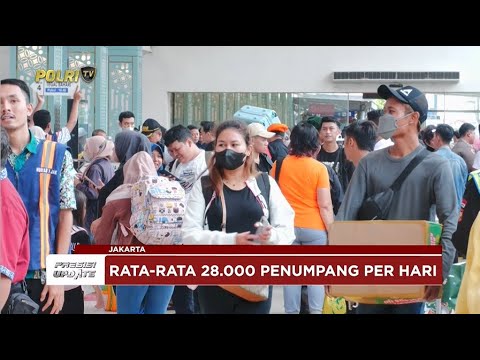 PRESISI UPDATE: PANTAUAN ARUS MUDIK LEBARAN 2025 DI STATIUN PASAR SENEN 27/03/25 08.00