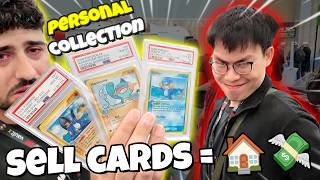 SELLING My FAVORITE CARDS So I Can BUY a HOUSE!!! | POKEMON VENDOR POV