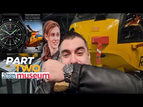 Part 2 RAF Museum Tour - Marathon Government Search And Rescue 41mm Review - Tough As Nails! (GSAR)