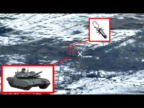 FGM-148 Javelin Missile Misses T-90M Tank