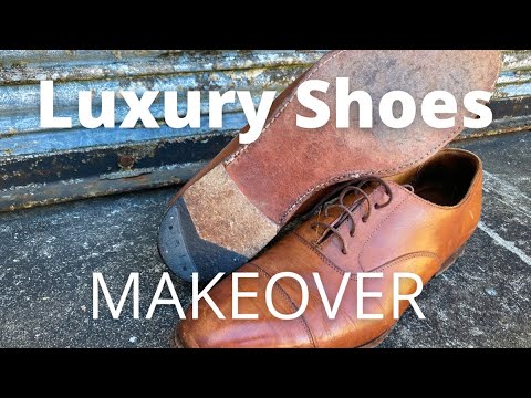 Renovando meus primeiros sapatos de marca de luxo | My Crockett & Jones fazem uma reforma