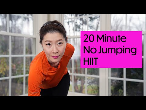 IntervalUp 20 Minute No Jumping HIIT Workout at Home | No Equipment // 20분 맨몸 전신운동 루틴!