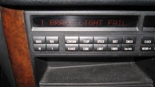BMW brake circuit warning and brake light fail by froggy