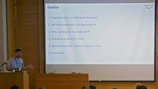 Borja Balle: Automata Learning I