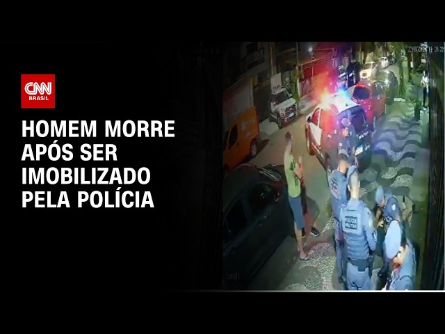 Polícia investiga morte de homem que foi imobilizado após surto em Santos | CNN BRASIL
