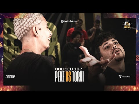 (DOIS MALUCOS NO PEDAÇO 😂😂) TORVI X PEKE - 2° FASE - BATALHA DO COLISEU - EDIÇÃO 182