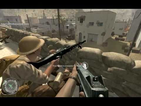 "Call of Duty 2", walkthrough on Veteran, Chapter 6 - Rommel's Last Stand, part 2 - Retaking Toujane