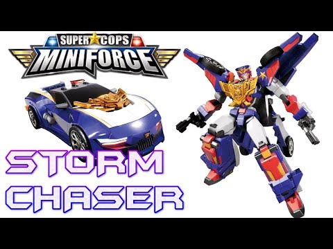 Mini-Force Super Cops STORM CHASER | #miniforce #transformers