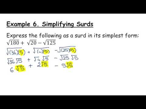 LCHL - Surds Revision