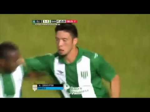GOLAZO DE VITTOR EN OLIMPO 1 BANFIELD 2 (FECHA 30 PRIMERA DIVISIÓN 2015)