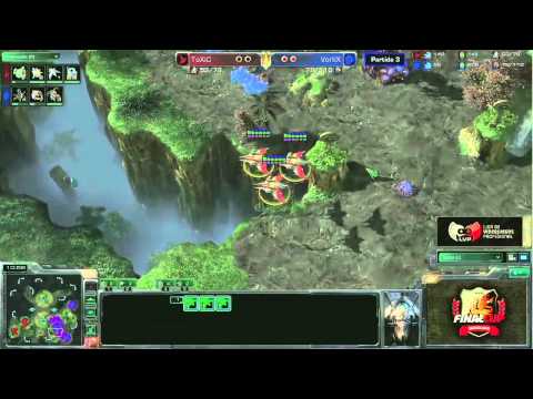 ToXiC vs VortiX (Mapa 3) - Semifinales Starcraft II - LVP Final Cup