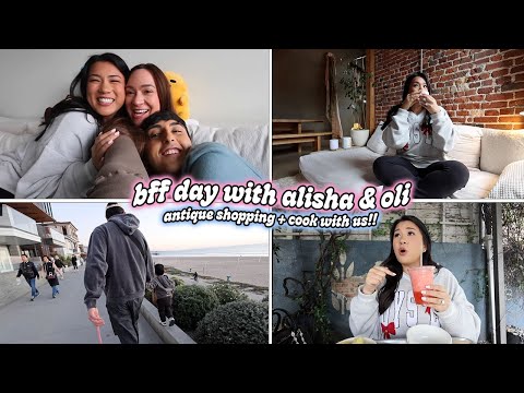 BFF DAY WITH ALISHA & OLI + Antique Shopping With Us!!