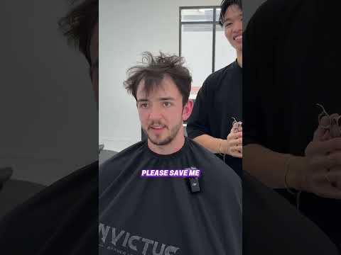 Receding hairline? Fringe fix ✅men’s hair tips #vinnievusavesyou #texturedfringe #frenchcrop