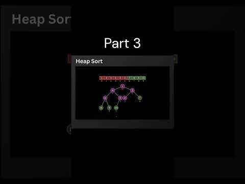 Heap Sort Explained: Part 3 - Visual Guide to Mastering Heap Sort