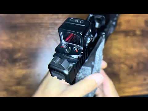 Talon Grips Rubberized vs Pro Grip textures on Glock 48 MOS and Glock 43X.