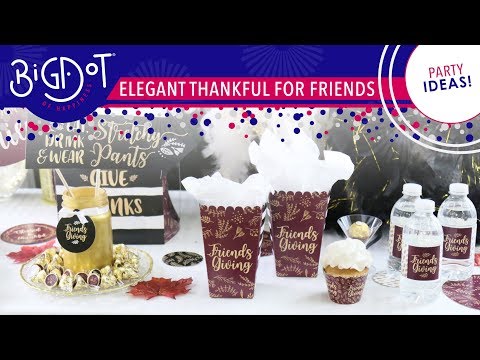 Elegant Thankful for Friends - Friendsgiving...