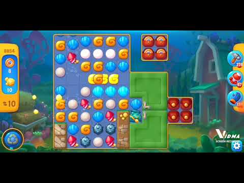 Fishdom. 8854 level no boosters and diamonds. 16 moves
